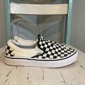 Vans Unisex Classic Checkered Slip On Shoes Sneakers Size M 6 / W 7.5 Skater